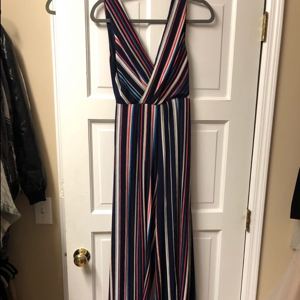 Colorful stripped jumpsuits